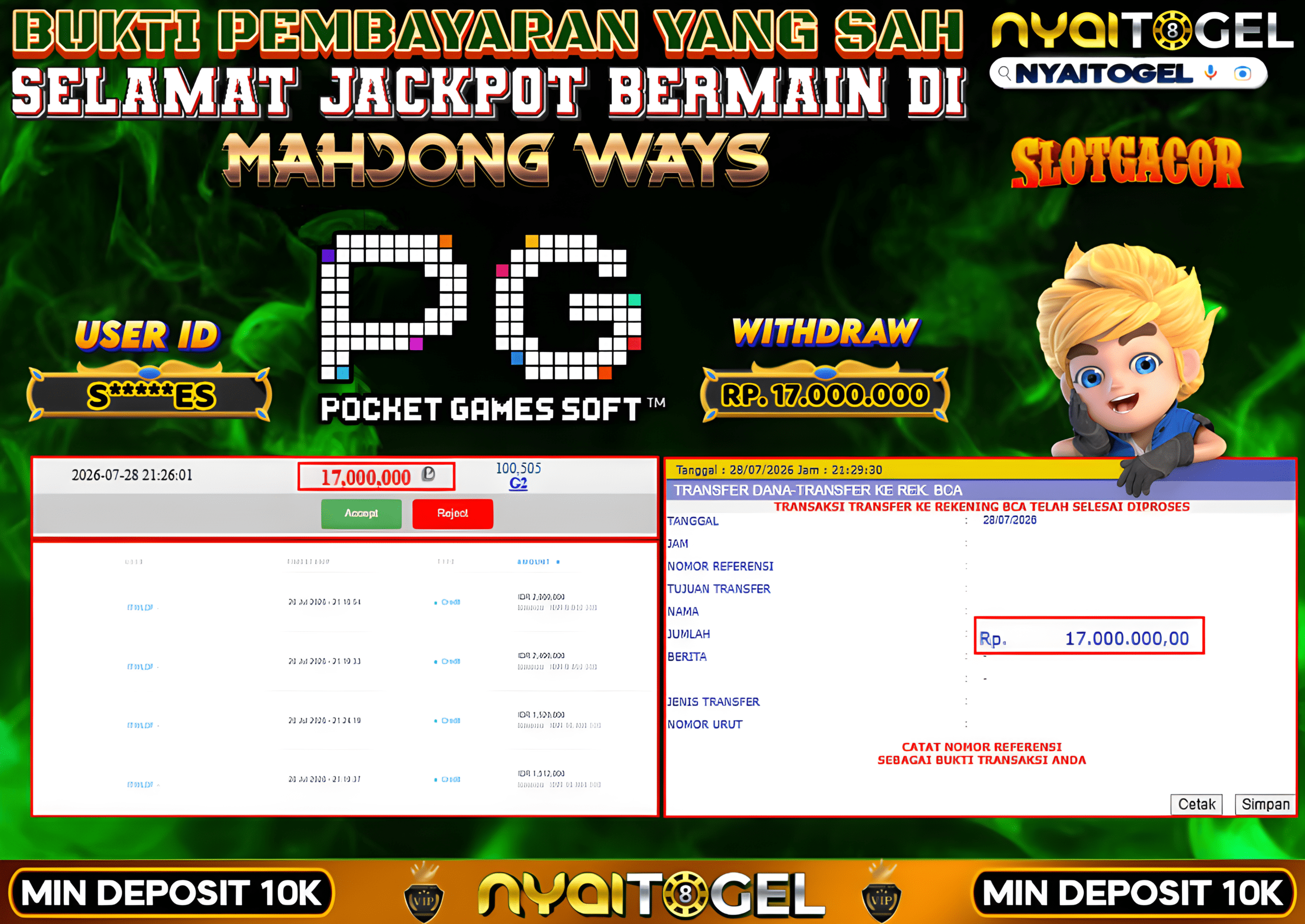 Bukti Jackpot