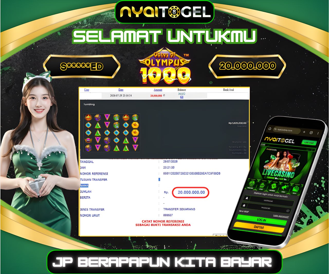 Bukti Jackpot