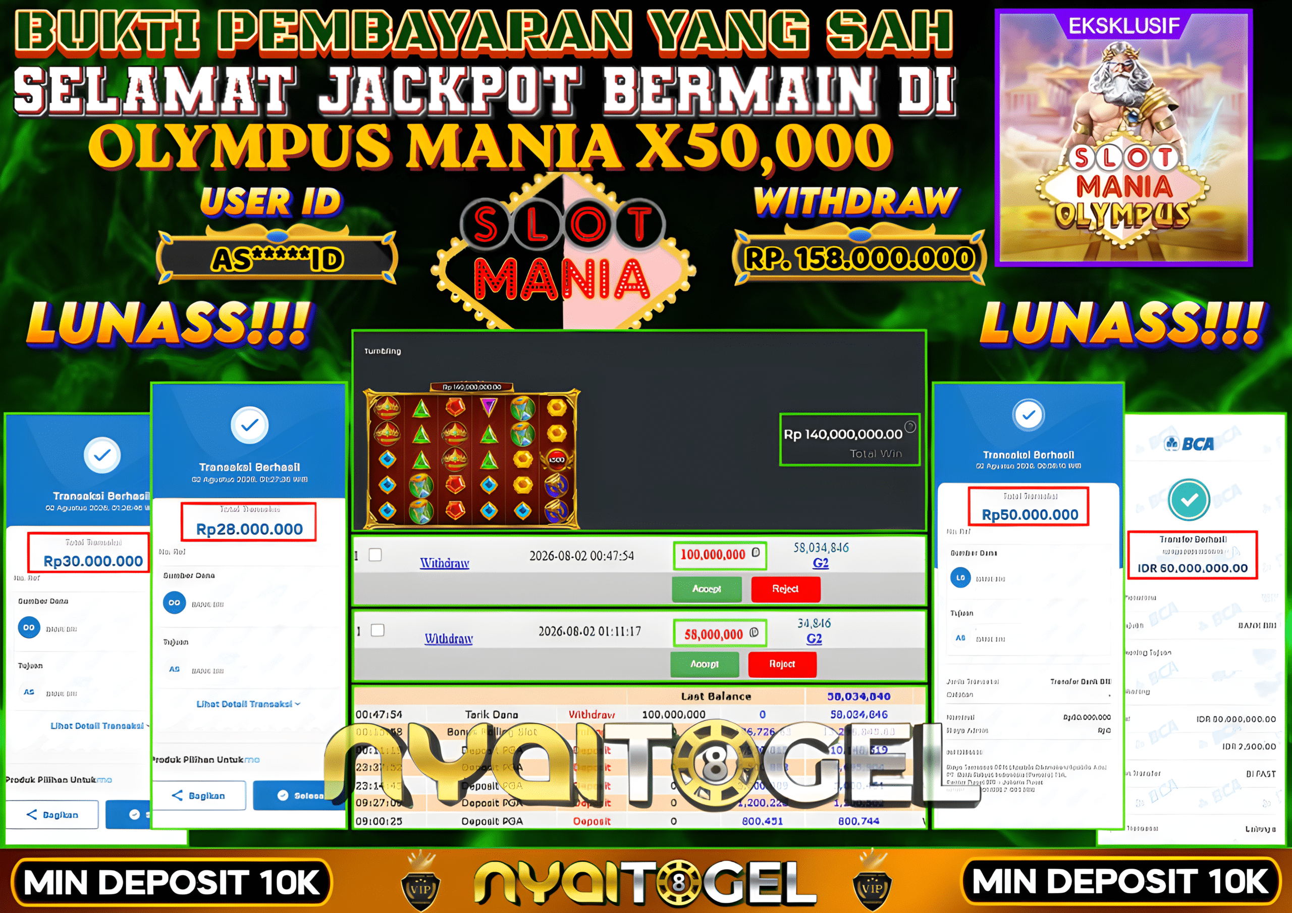 Bukti Jackpot